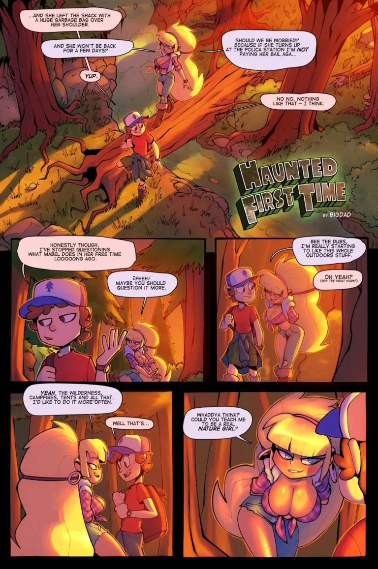 Hot Haunted First Time (Gravity Falls) [BigDad] comic porn - Read now on mycomicporn.com