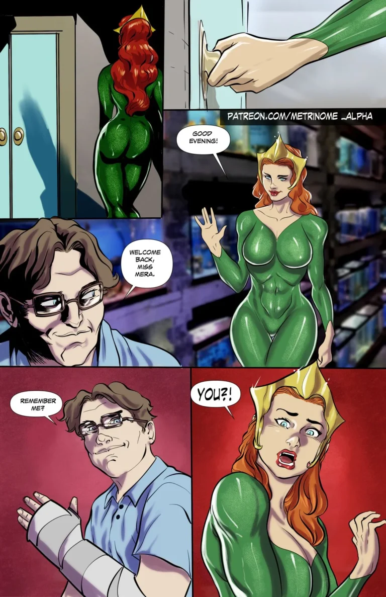 Hot Mera Gets Blackmailed (Justice League) [Metrinome] comic porn - Read now on mycomicporn.com