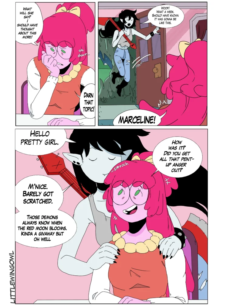 Hot Bubbline comic (Adventure Time) [LittleWingOwl] comic porn - Read now on mycomicporn.com