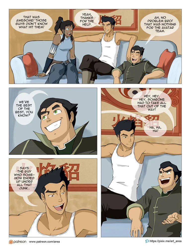 Hot Intimate Meeting (The Legend of Korra) [Area] comic porn - Read now on mycomicporn.com