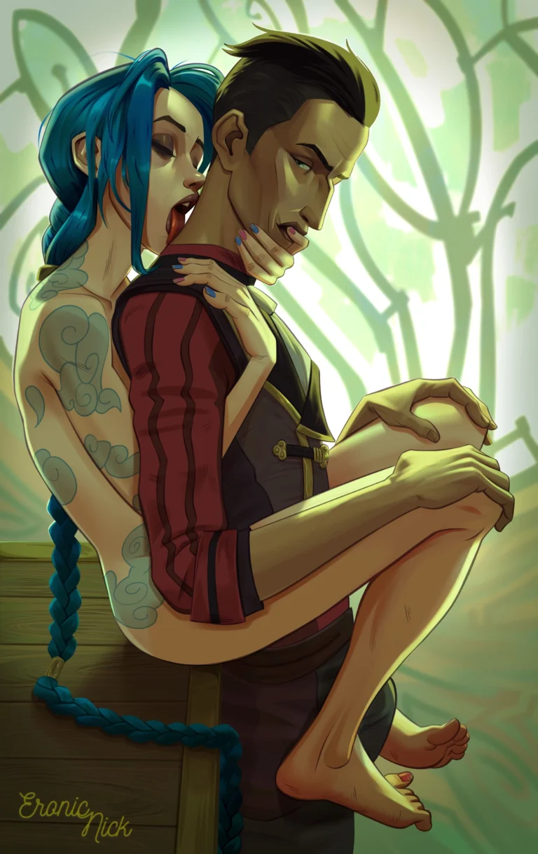 Hot Jinx & Silco (League of Legends) [Nick Eronic] comic porn - Read now on mycomicporn.com