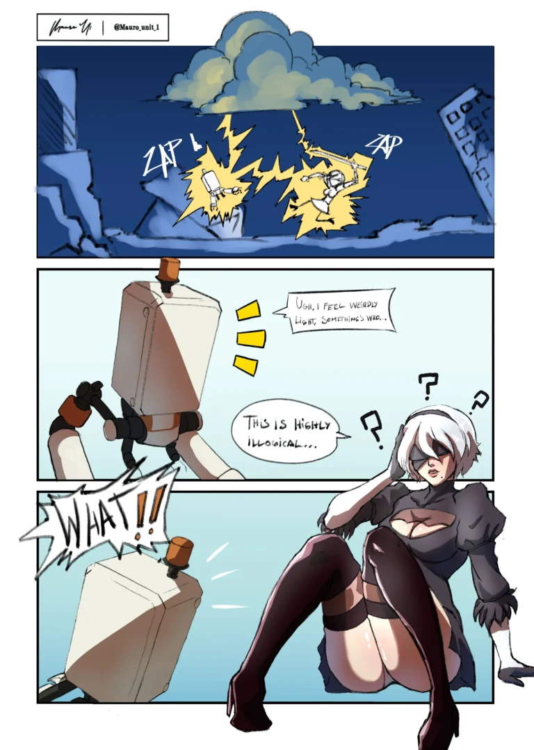 Hot 2B or not 2B (NieR:Automata) [TSFSingularity] comic porn - Read now on mycomicporn.com