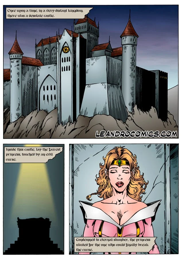 Hot Sleeping Beauty [Leandro Comics] comic porn - Read now on mycomicporn.com