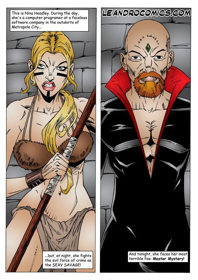 Hot Sexy Savage [Leandro Comics] comic porn - Read now on mycomicporn.com