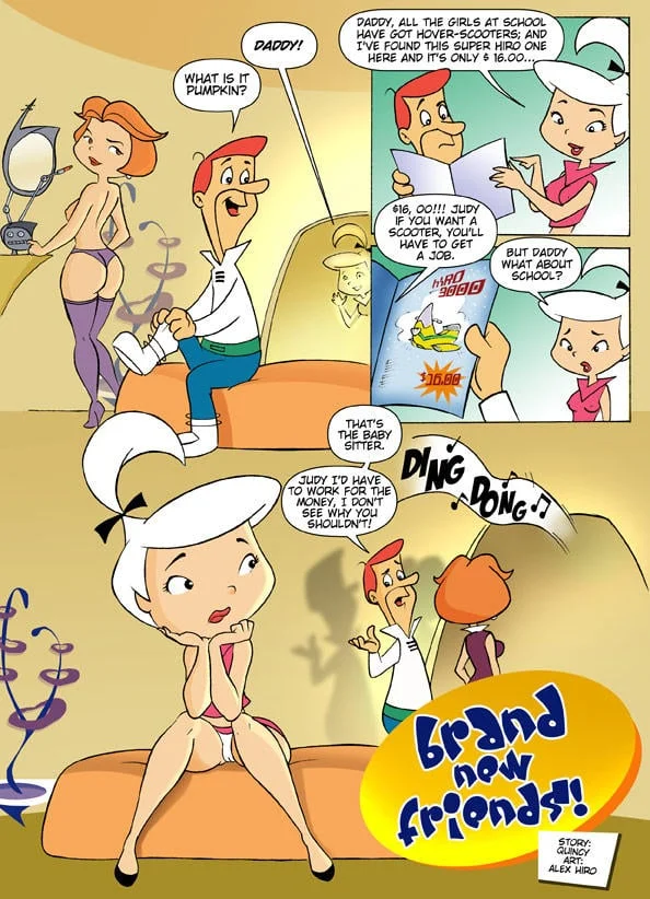 Hot Brand New Friends (The Jetsons) [Drawn-Sex] comic porn - Read now on mycomicporn.com