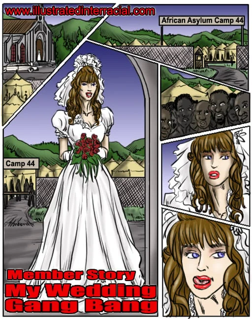 Hot My Wedding Gangbang [IllustratedInterracial] comic porn - Read now on mycomicporn.com