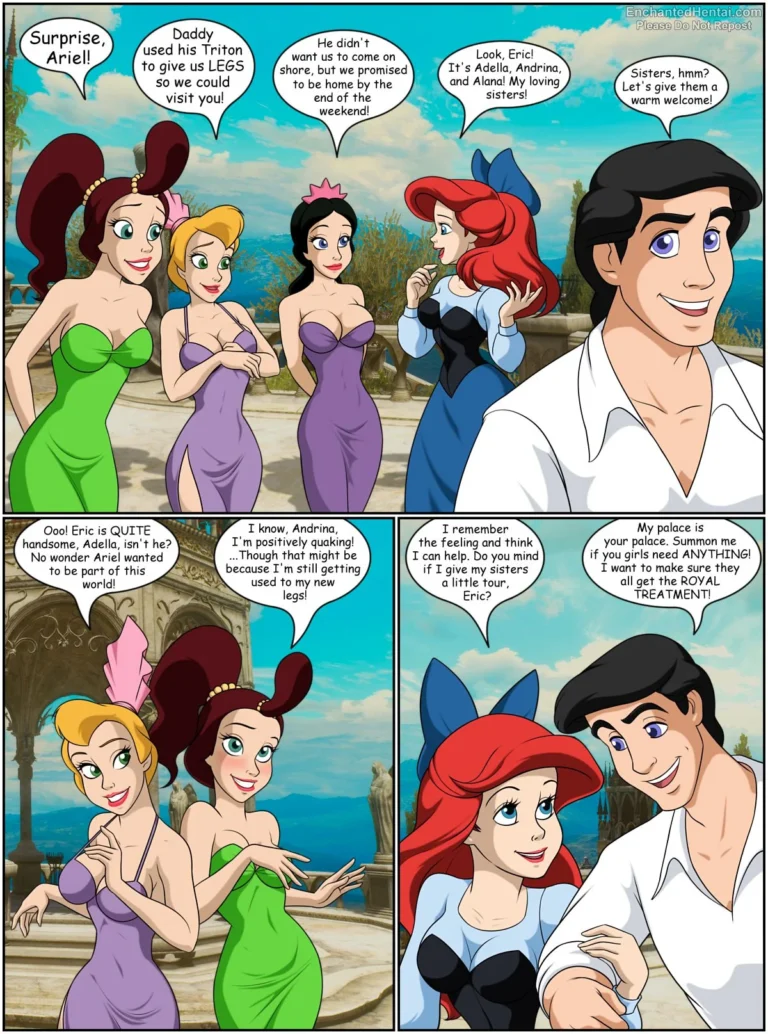 Hot Ariel & Her Sisters [EnchantedHentai] comic porn - Read now on mycomicporn.com