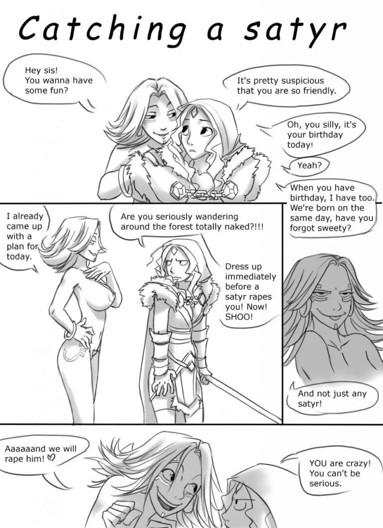 Hot Catching a satyr (DOTA 2) [Zummeng | Viktria] comic porn - Read now on mycomicporn.com